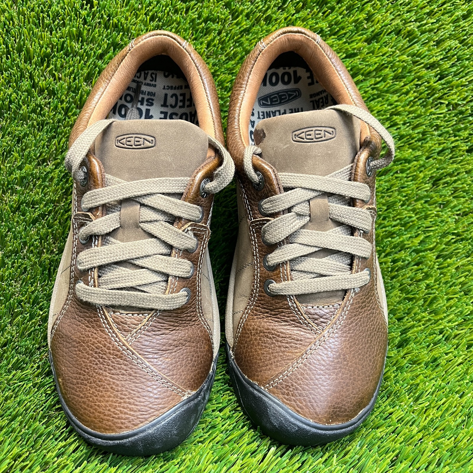 Scarpe stringate Keen Presidio donna taglia 8 marroni corsa passeggio escursionismo pelle
