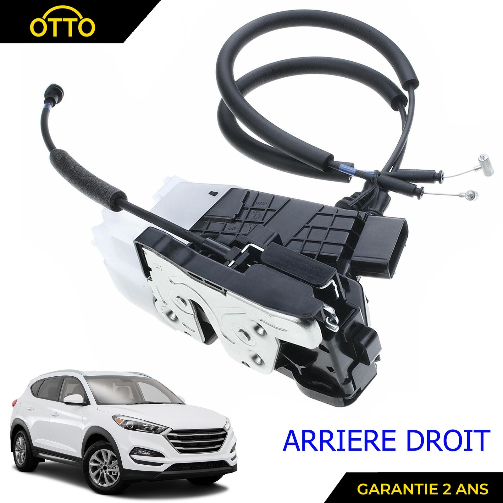 Serrure de porte arriere droit Hyundai Tucson 2015-2020 bloc de verrouillage 81420D3000