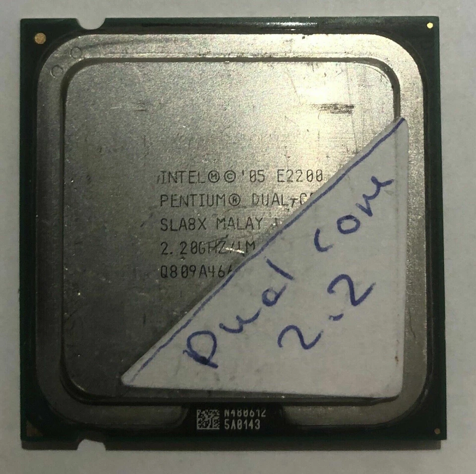 Intel® Pentium DualCore Processor HT E2140 E5300 E2200 1.6GHz 2.2GHz 2.6GHz Used - Image 2 of 3