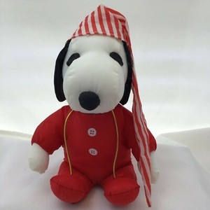 Peanuts Snoopy Dog Red Pj S Stocking Cap Whitman S United Syndicate Plush 6 Ebay