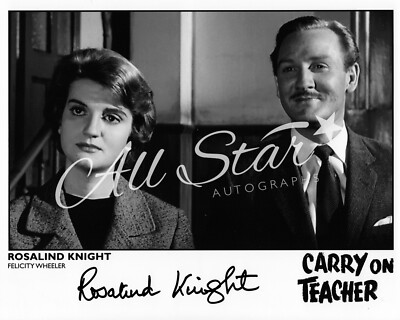 WEITERMACHEN - Rosalind Ritter signiertes Foto LEHRER RK-TEACHER03