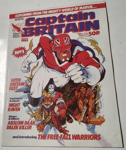 Captain Britain  Magazine #1 NM- (9.2+) (V2,UK Marvel,1985)