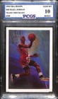 1990 NBA HOOPS TEAM CHECKIST MICHAEL JORDAN #358 GEM MT MINT 10 1A=37