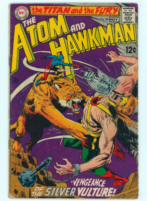 Atom and Hawkman 39 first issue w/title change, Atom vs Hawkman