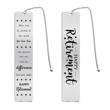 Retirement Gifts for Women Men 2025 Happy Retirement Bookmark for Coworker Li...