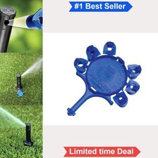 Sprinkler Nozzle Pack 6 Piece Matched Flow Rate Set 4 GPM Plastic Black For Lawn