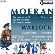 E.J. MOERAN & Peter WARLOCK - Vernon Handley - Ulster Orch (CD, 1990, Chandos)