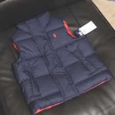 New/NWT Gift Polo Ralph Lauren Down Fowl Puffer Vest 12 months 12M Baby 75