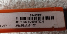Hertel/ 74453382 /4FLT/ S/C/ SQ/ E/M /TICN/ 3/8 x 3/8 x 1 x 2-1/2 IN.