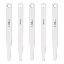 5pcs Metric Thickness Feeler Gauge 0.6mm Single Blade Oval Feeler Gauges
