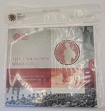 2020 Royal Mint Remembrance Day Brilliant Uncirculated UK Five Pounds £5 coin