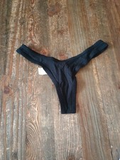 Women's Black Thong Panties Size Small By Aerie