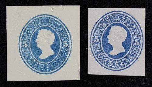 CKStamps: US Cut Square Stamps Collection Scott#U172 U173 Unused NH NG
