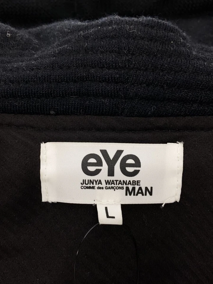 eYe OMME des GARCONS JUNYA WATANABE MAN Stadium Jacket L Wool BLK - Image 3 of 4