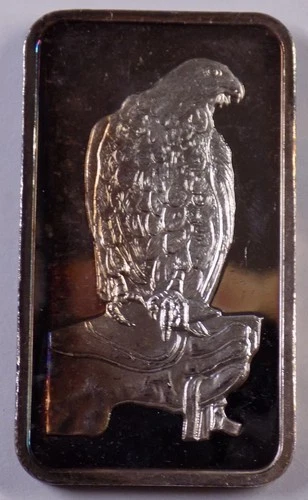 Eagle PAMP Suisse 1 troy oz .999 fine silver art bar