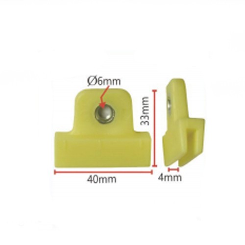 Vehicle Maintenance Glass Channel Retainer Glass Holder Clips 6mm Hole Diameter - Picture 4 of 7