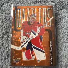 25-26 UD Series 2 Hockey Orange Dazzlers DZ-81 Logan Thompson