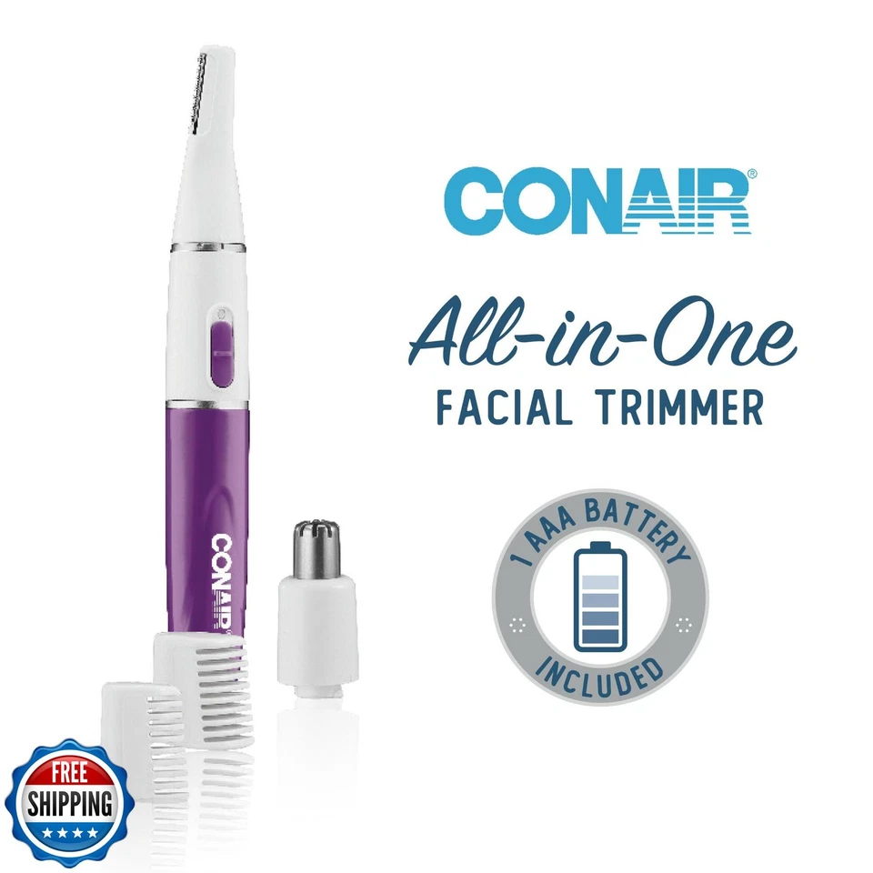 Conair All-in-1 Facial Hair Trimmer for Women, Perfect for Face, Ear/Nose and - Image 2 of 4