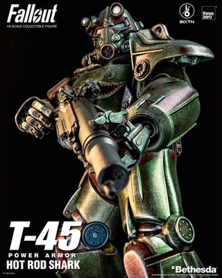 THREEZERO Fallout T-45 Hot Rod Shark Power Armor ⅙ Sixth Scale