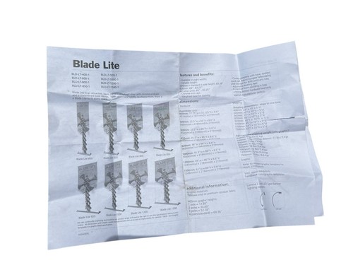35,4 x 86 x 8,6 Zoll Blade Lite 850 mm einziehbarer Bannerständer! Top Zustand - Bild 4 von 8