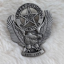 Official Harley Davidson Motorcycles Eagle Star Logo Vest Lapel Pin