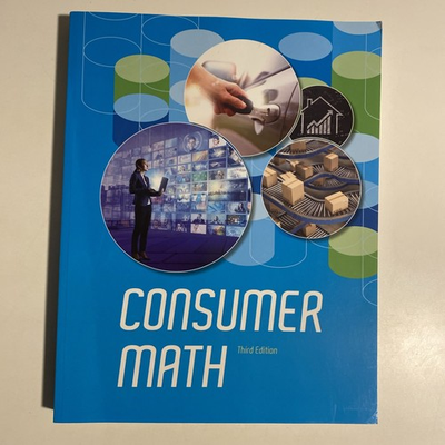 #ad Consumer Math Student Text 3rd Edition BJU Press $59.99