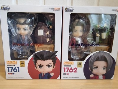 Ace Attorney Nendoroids Phoenix Wright + Miles Edgeworth Goodsmile Figur