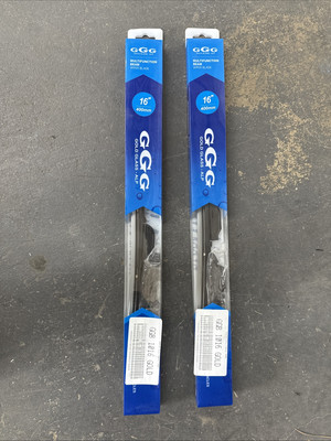 New Windshield wiper blades set 16 Inch Gold Glass Group Brand. Easy To Install.