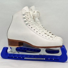 RIEDELL USA  Ice Figure Skates Size 5 1/2 w/ John Wilson Excel Blades  Covers