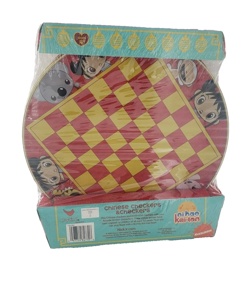 Juego de damas y damas chinas Ni Hao Kai-Lan Nick Jr dibujos animados Nickelodeon Foto 2 de 4