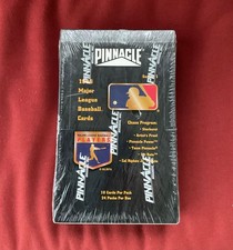 1996 Pinnacle Series 1 Factory Sealed Baseball Box Containing 24 Packs of Cards