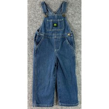 John Deere Boys Blue Denim Overalls sz 3T 16018 