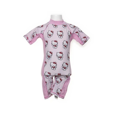 Hello Kitty, Sonnenschutzkleidung, Größe: 116, Pink/Weiß/Rot, Sonstiges #dJZ