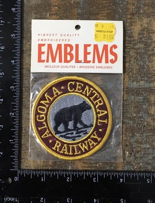 Algoma Central Railroad Train Railway Patch MIP