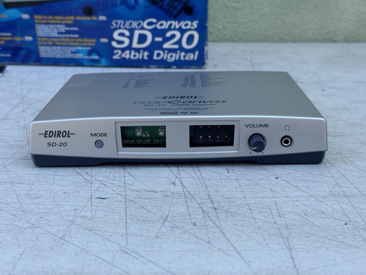EDIROL by Roland SD-20 STUDIO Canvas 24bit Digital -USED | eBay