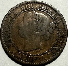 CANADA - Queen Victoria - Large Cent 1859 - Km-1 - Very Fine