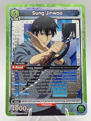 Sung Jinwoo (048) SLG-1-048 SR Solo Leveling Union Arena Foil Near Mint