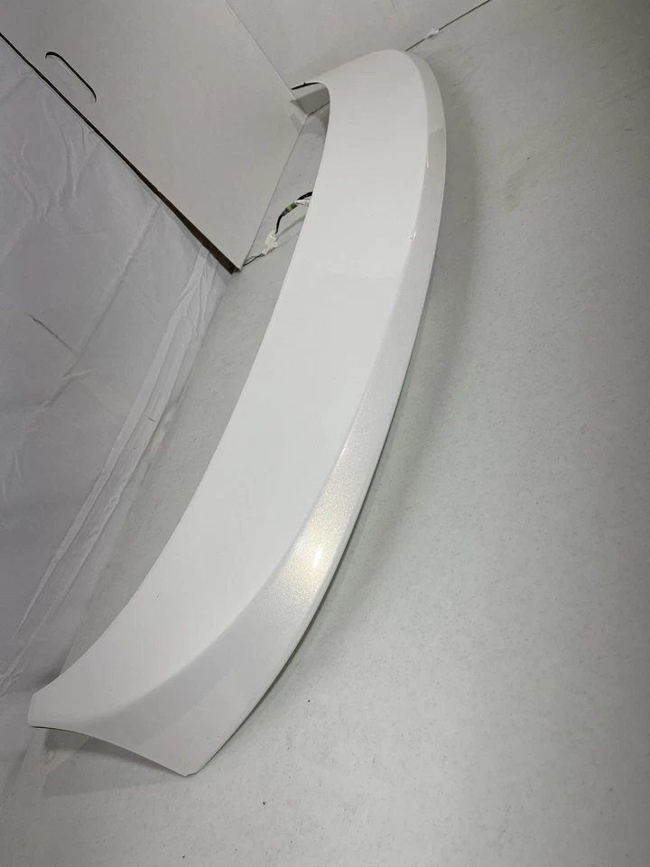 07-14 MAZDA CX-9 Rear Lift Gate Spoiler 3rd Brake White Pearl OEM - Image 3 of 4