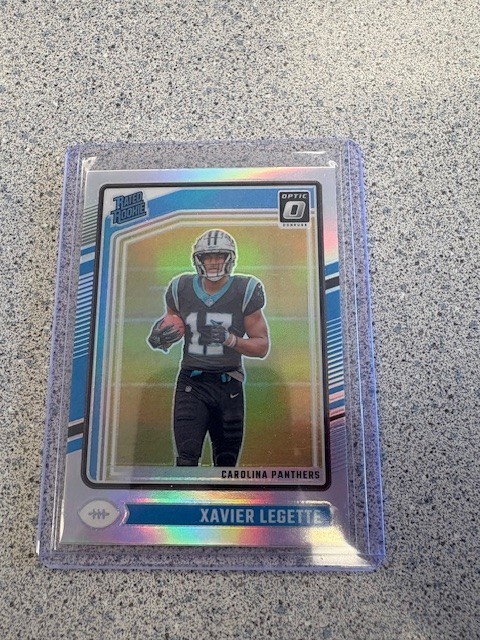 2024 Xavier Legette Silver Holo Prizm Rated Rookie Panini Optic - #299  (RC)
