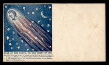 DR WHO 1860s CIVIL WAR PATRIOTIC COVER UNUSED R97585