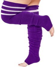 Plus Size Leg Warmers for Women Long Knit Leg Warmers Over Knee Thigh High Sock
