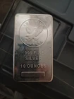 10 oz Sunshine+Minting Silver Bar (New, MintMark SI EAgle .999 fine silver