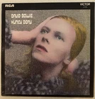 David Bowie Hunky Dory Laminated Cover UK LP SF 8244 Rare 1st Pressing Rasputin