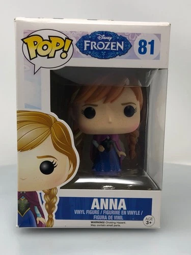 Funko POP! Disney Frozen Anna #81 Vinyl Figure DAMAGED BOX SEE PICS