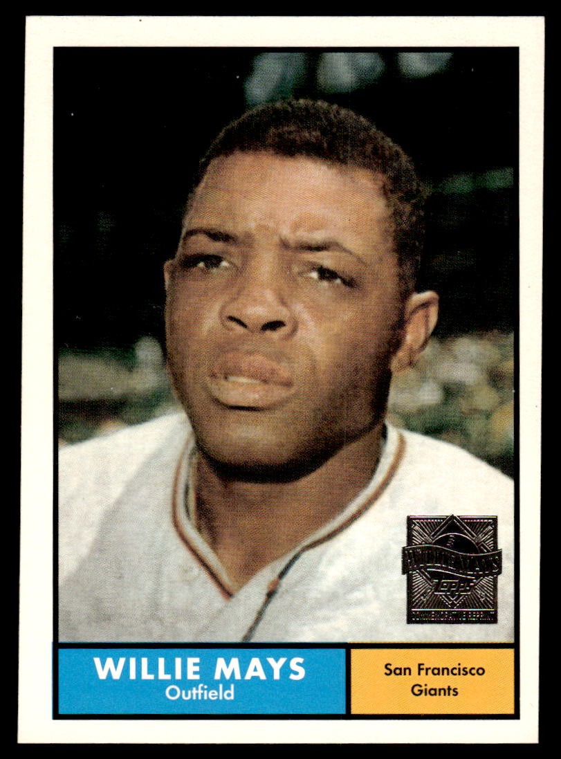Willie Mays Commemorative Reprints 1997 Topps #14 Giants Baseball Card