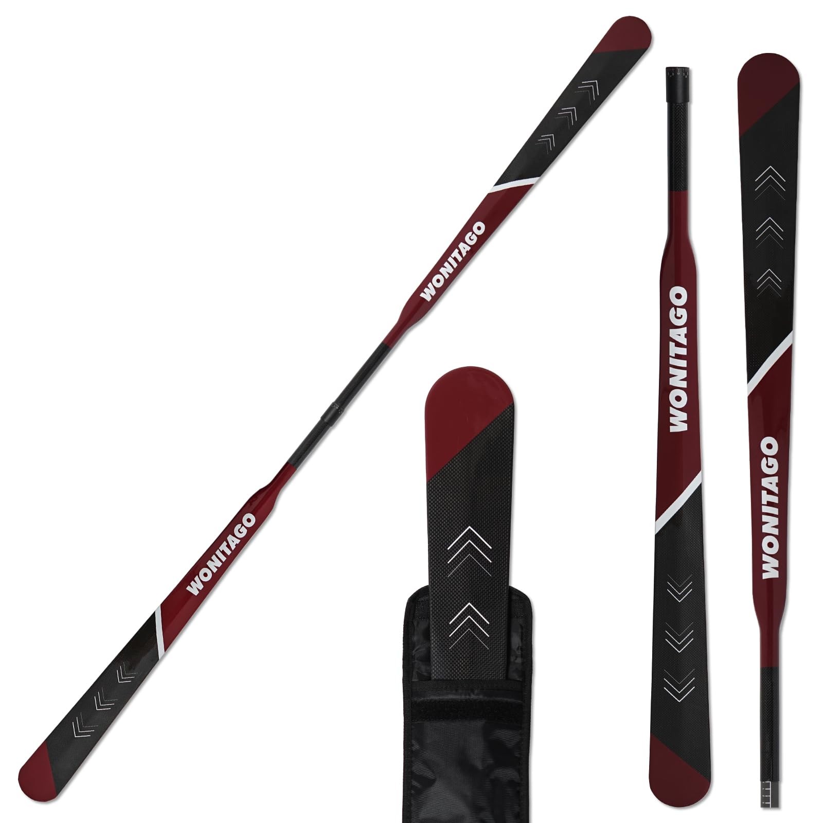 Paddle Lightweight Full Carbon Fiber Greenland Paddle With Paddle Bag, ...