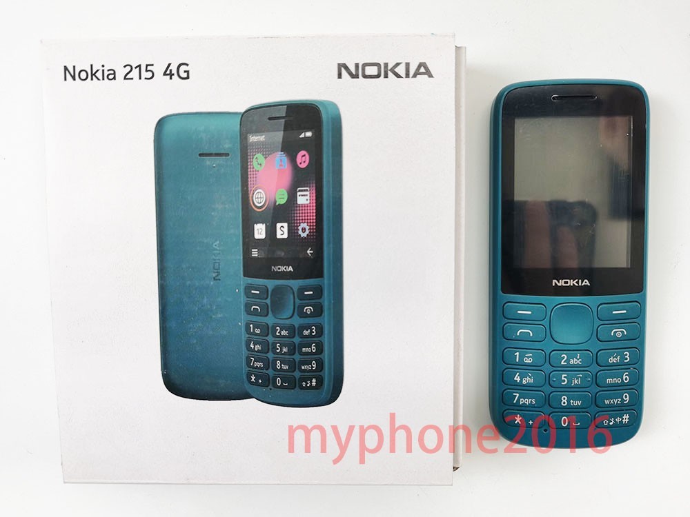 Nokia 215 4G  (Unlocked) 128MB 64MB RAM storage, microSDHC Cellphone