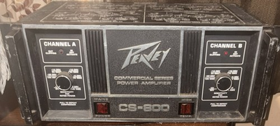 #ad Peavey CS 800 Commercial Power Amplifier Vintage Powers On $219.99