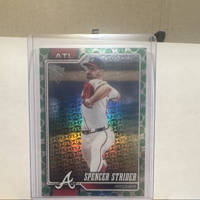 Topps 2026 Series 1 Spencer Strider Atlanta Braves #79 Green Foil /99