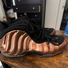 Nike Air Foamposite One Copper/Black Men's Basketball Sneakers Sz 12 Pre-Owned